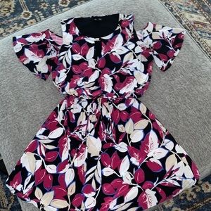 Fusia Cold shoulder dress 1X